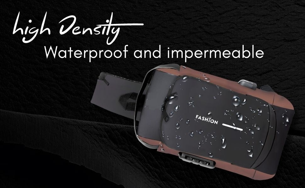 Waterproof Polyester Slim Unisex Crossbody Sling Bag