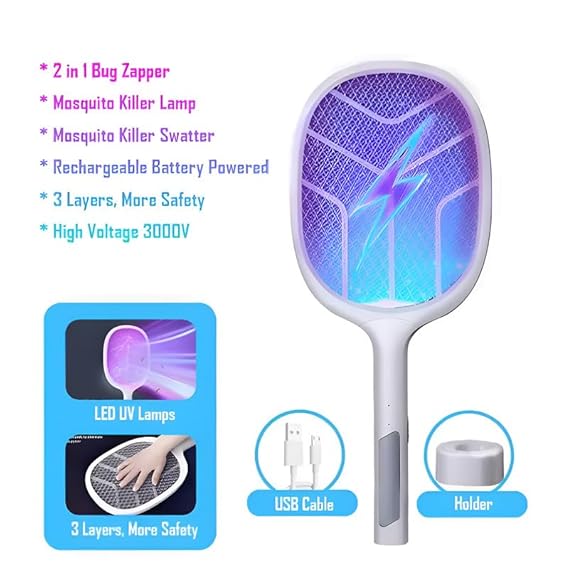 Mosquito Bat with UV Light Lamp