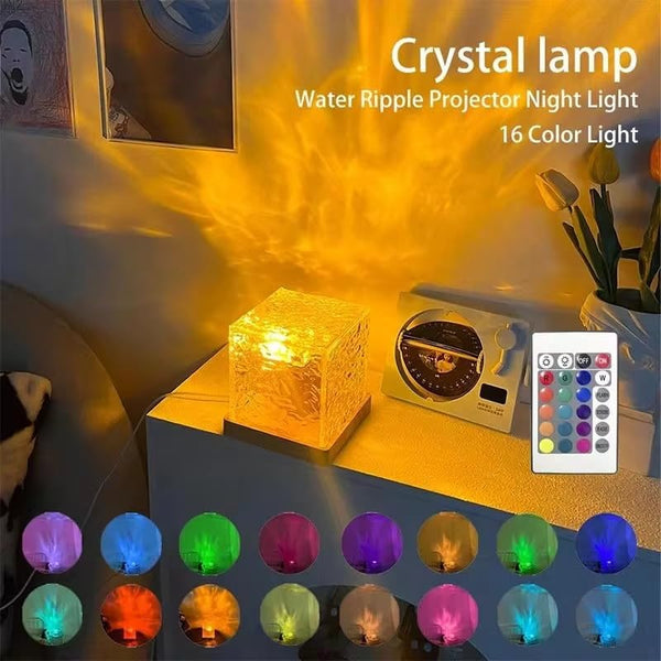 3D Water Wave Effect, LED Projection Lamp