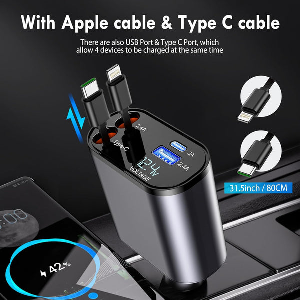 4 in 1 car charger