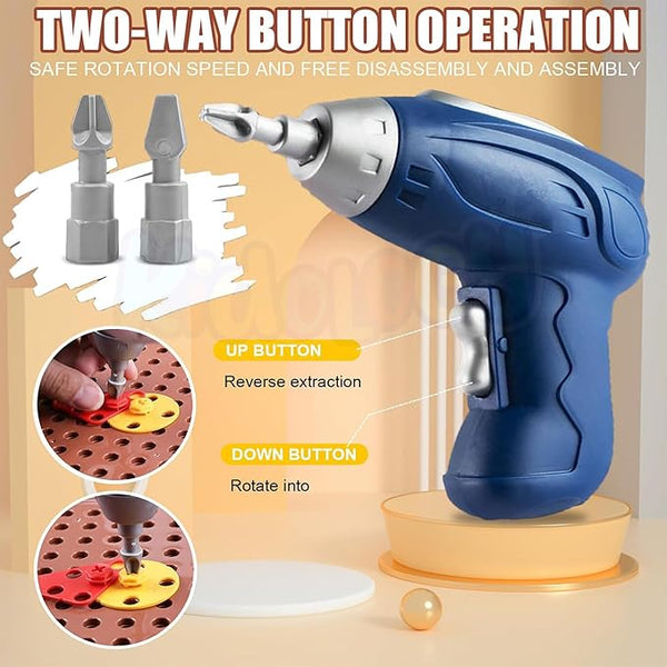 Creative Drilling Toy with Screwdriver game