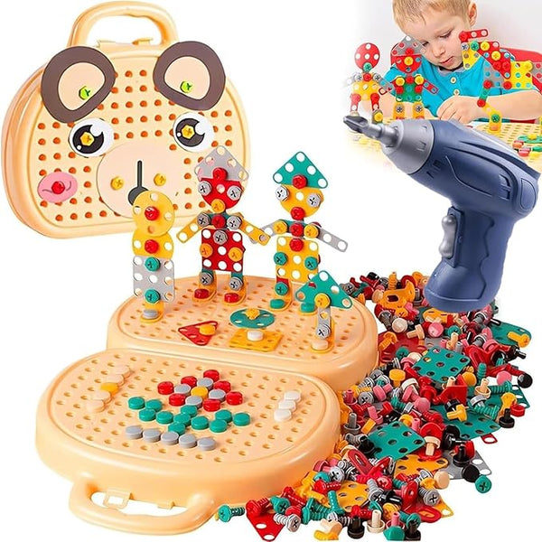 Creative Drilling Toy with Screwdriver game