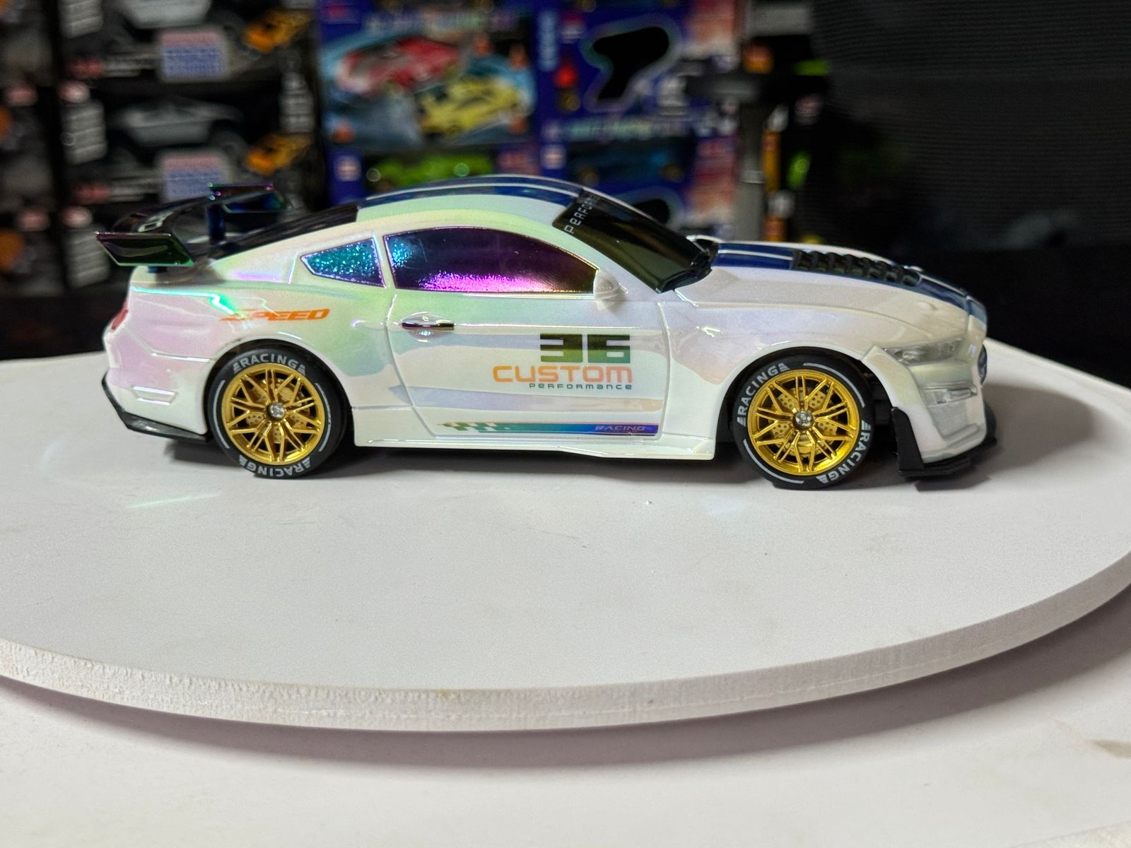 new drift racing car with real drift tyer